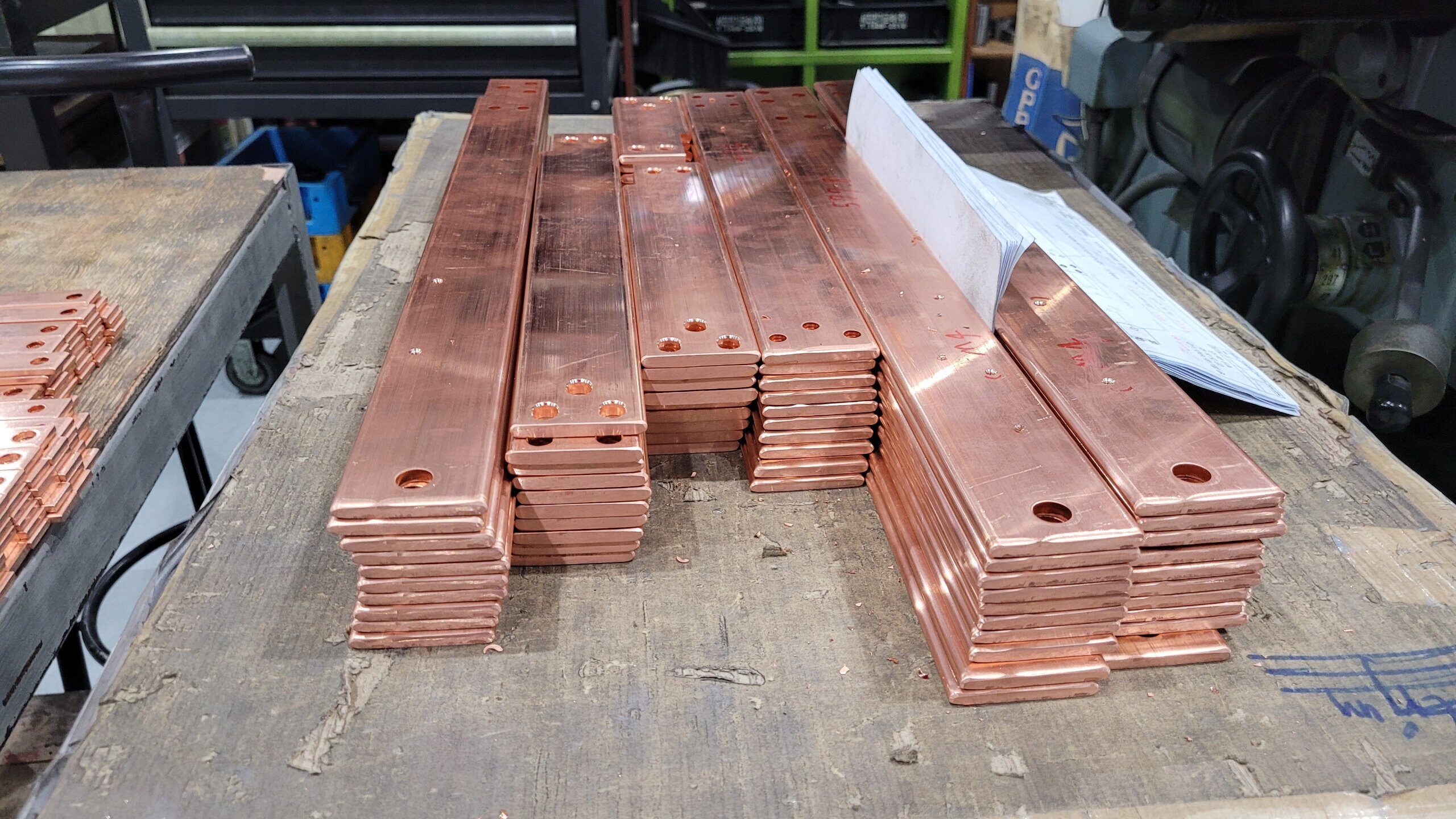 대형 케이블(12AWG~750MCM) 1홀·2홀 동관단자(Copper Tube Terminal) 스터드(M5~M14) 치수 및 탈피 길이(Strip Length) 기준